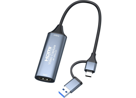 PREMIUMCORD HDMI capture/grabber pro záznam Video/Audio signálu do počítače s konektorem USB3.0 a USB-C PREMIUMCORD HDMI capture/grabber pro záznam Video/Audio signálu do počítače s konektorem USB3.0 a USB-C