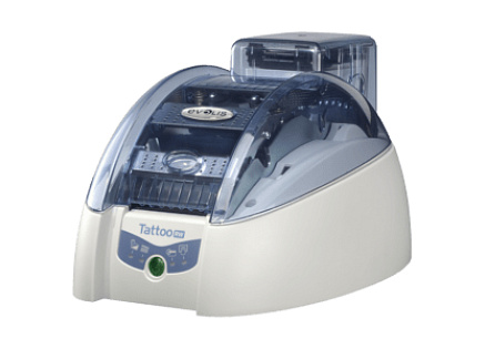 Evolis Tattoo2 RW, single sided, 12 dots/mm (300 dpi), USB, Ethernet, MSR