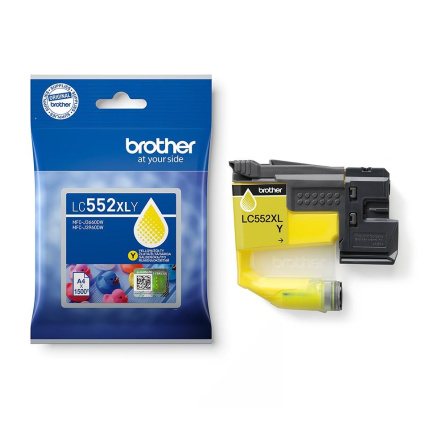 BROTHER INK LC-552XLY - yellow - cca 1500stran, pro MFC-J3660 MFC-J3960