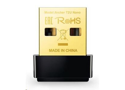 TP-Link Archer T2U Nano WiFi5 USB adapter (AC600,2,4GHz/5GHz,USB2.0) TP-Link Archer T2U Nano WiFi5 USB adapter (AC600,2,4GHz/5GHz,USB2.0)
