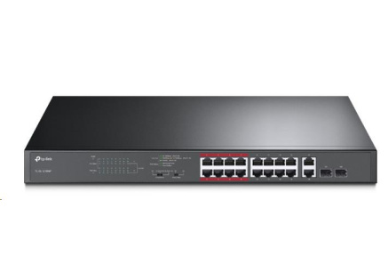 TP-Link CCTV switch TL-SL1218MP (16x100Mb/s, 2xGbE/2xSFP combo uplink, 16xPoE+, 250W) TP-Link CCTV switch TL-SL1218MP (16x100Mb/s, 2xGbE/2xSFP combo uplink, 16xPoE+, 250W)
