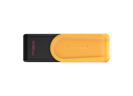 Kingston Flash Disk 512GB USB3.2 Gen 1 DataTraveler Exodia S (Black + Yellow)