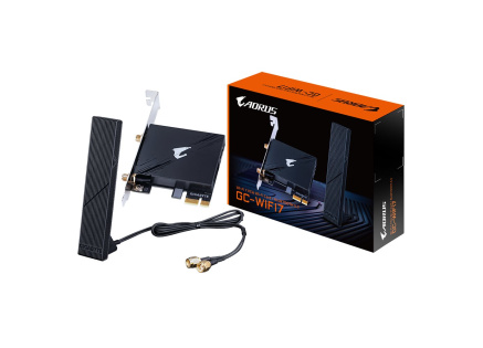 GIGABYTE WI-FI karta GC-WIFI7, WiFi7 Modul, PCIe x1, Bluetooth 5.3