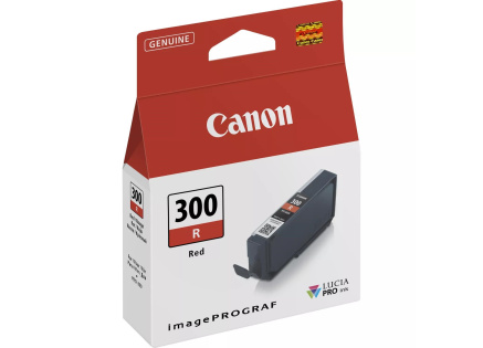 Canon CARTRIDGE PFI-300 R červená pro imagePROGRAF PRO-300