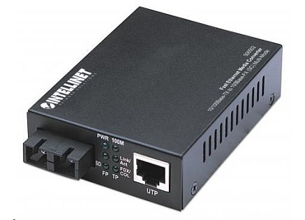 Intellinet Ethernet konvertor, 100Base-TX (RJ45) na 100Base-FX (SC) multimode, 2 km