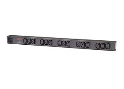 APC Rack PDU, Basic, ZeroU, 16A, 208/230V, (15)C13, IEC-320 C20 2.5m APC Rack PDU, Basic, ZeroU, 16A, 208/230V, (15)C13, IEC-320 C20 2.5m