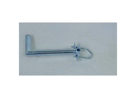 Držák antény na balkón s vinklem, galvanický zinek, délka 35cm