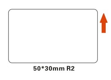 BAZAR - Niimbot štítky R 50x30mm 230ks White pro B21, B21S, B3S, B1 - Poškozený obal (Komplet)