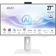 MSI PC AiO Modern AM273QP AI 1UM-429XEU, Ultra 7 155H, 27" WQHD, Anti-Glare, 16GB, 512GB SSD, N/A, No OS, White