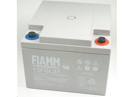 Baterie - Fiamm 12 FGL27 (12V/27Ah - M5), životnost 10let
