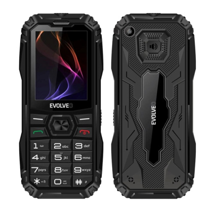 EVOLVEO MaxPhone A1, tlačítkový Dual SIM telefon, černý EVOLVEO MaxPhone A1, tlačítkový Dual SIM telefon, černý