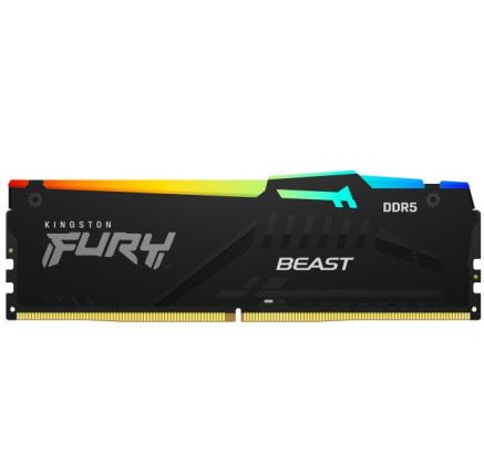 KINGSTON DIMM DDR5 128GB (Kit of 4) 5600MT/s CL40 FURY Beast RGB XMP