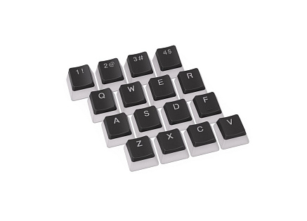 ENDORFY Klávesy PBT Pudding Double shot, černá ENDORFY Klávesy PBT Pudding Double shot, černá