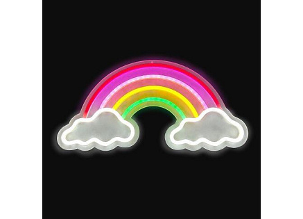 2Kids Toys LED NEON LIGHT lampička Duha s mraky