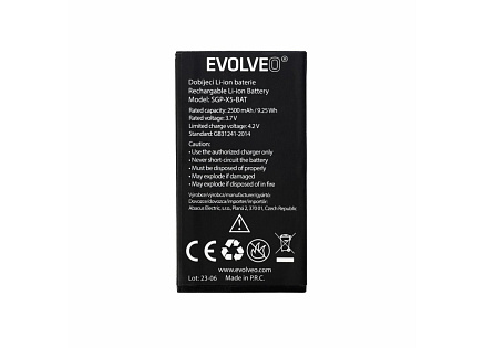 EVOLVEO originální baterie 2500 mAh pro StrongPhone X5