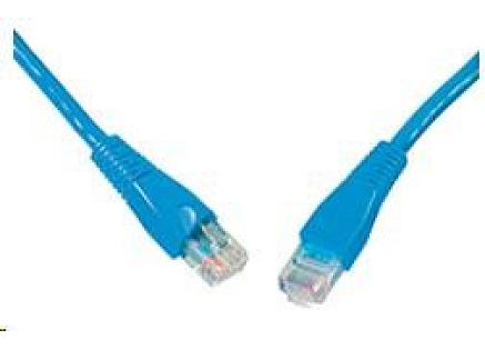 Solarix Patch kabel CAT6 UTP PVC 5m modrý snag-proof C6-114BU-5MB
