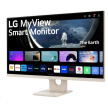 LG MT IPS LED 27" 27SR50F - IPS panel, SMART, 1920x1080, 2xHDMI, 2x USB, repro, webOS, bezova barva