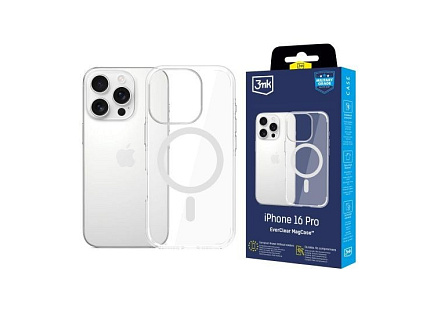 3mk ochranný kryt EverClear Magcase pro Apple iPhone 16 Pro