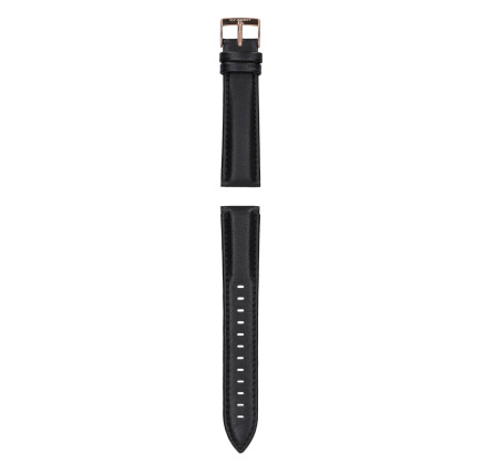 Garett Smartwatch řemínek 20 mm, černý se zlatou sponou