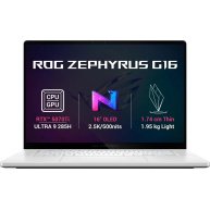 ASUS NTB ROG Zephyrus G16 (GU605CR-NEBULA169X), Ultra 9 285H, 16" 2.5K, 32GB, 2TB SSD, Intel Arc+RTX 5070, W11P, White