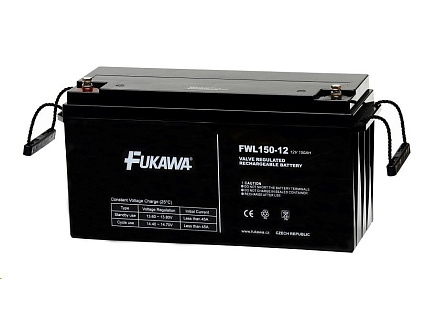Baterie - FUKAWA FWL 150-12 (12V/150Ah - M8), životnost 10let