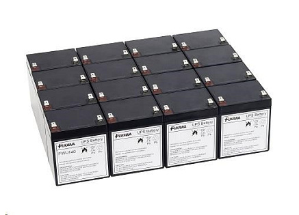 Baterie - FUKAWA FWU-140 sada baterií za APCRBC140 (12V/5Ah, 16ks)