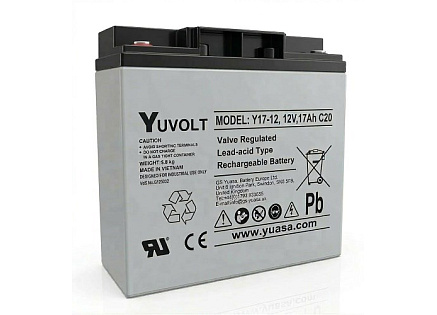 Baterie - YUVOLT Y17-12FR (12V; 17Ah; závit M5; životnost 3-5let) Baterie - YUVOLT Y17-12FR (12V; 17Ah; závit M5; životnost 3-5let)