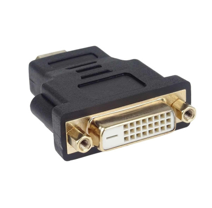 PremiumCord adaptér HDMI A - DVI-D M/F, pozlacené konektory PremiumCord adaptér HDMI A - DVI-D M/F, pozlacené konektory