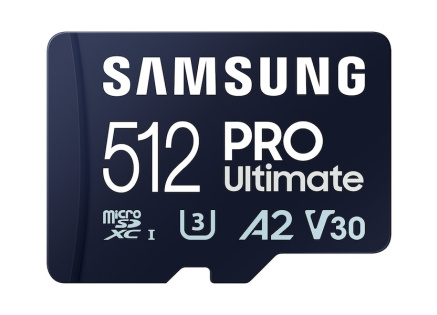 Samsung micro SDXC 512GB PRO Ultimate + SD adaptér