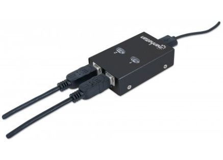 MANHATTAN USB 2.0 přepínač 2:1 (switch, 1 zařízení pro 2 PC) MANHATTAN USB 2.0 přepínač 2:1 (switch, 1 zařízení pro 2 PC)