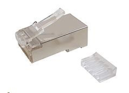 Solarix Konektor RJ45 CAT6 STP 8p8c stíněný skládaný na licnu / 100 ks KRJ45/6SH
