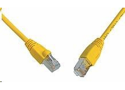 Solarix Patch kabel CAT5E SFTP PVC 3m žlutý snag-proof C5E-315YE-3MB