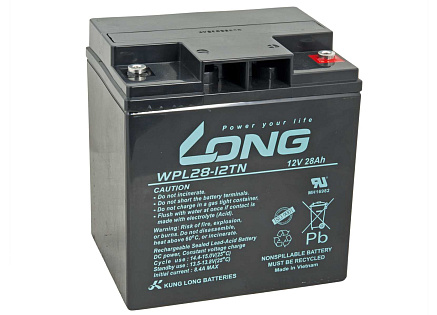 LONG baterie 12V 28Ah M5 LongLife 12 let (WPL28-12TN)