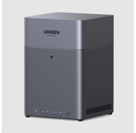 UGREEN NASync DH4300plus (2x4C/RockchipA76+A55/2,0GHz/8GBRAM/4xSATA/1x2,5GbE/2xUSB3.2/1xUSB-C/HDMI)
