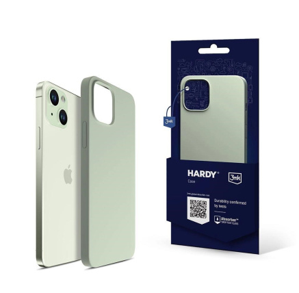 3mk ochranný kryt HARDY Silicone MagCase pro Apple iPhone 15, Green 3mk ochranný kryt HARDY Silicone MagCase pro Apple iPhone 15, Green