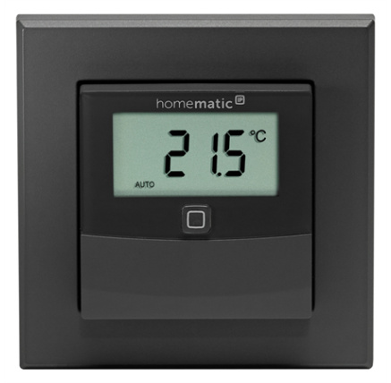 Homematic IP  Senzor teploty a vlhkosti s displejem - vnitřní, antracit - HmIP-STHD-A