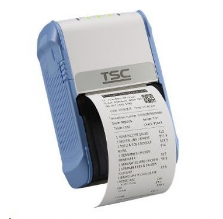 TSC Alpha-2R, 8 dots/mm (203 dpi), USB, Wi-Fi, bílá, modrá