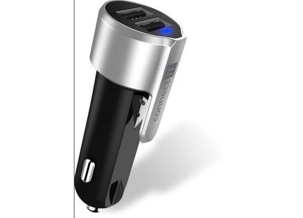 CONNECT IT RescueSafe záchranářská nabíječka do auta, stříbrná