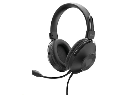 TRUST sluchátka s mikrofonem Ozo Over-Ear USB Headset TRUST sluchátka s mikrofonem Ozo Over-Ear USB Headset