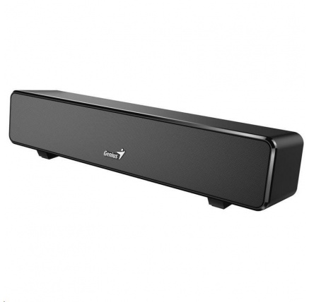 GENIUS repro USB SoundBar 100/ drátový/ 6W/ USB/ 3,5" jack/ černý