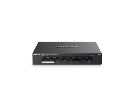 MERCUSYS switch MS108GP (8xGbE,7xPoE+,65W,fanless)