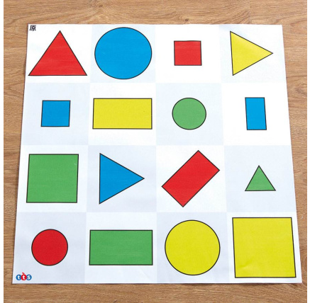 TT - Bee-Bot podložka Tělesa a Barvy