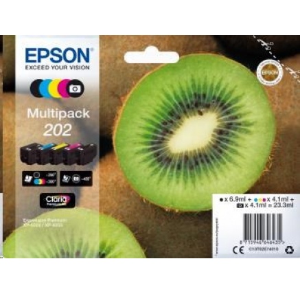 EPSON ink Multipack "Kiwi" 5-colours 202 Claria Premium Ink
