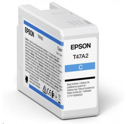 EPSON ink Singlepack Cyan T47A2 UltraChrome Pro 10 ink 50ml EPSON ink Singlepack Cyan T47A2 UltraChrome Pro 10 ink 50ml