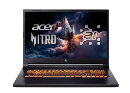 ACER NTB Nitro V 17 AI (ANV17-41-R632),R5-240,17.3"FHD,16GB,1TB SSD,RTX 4050,W11H,Black