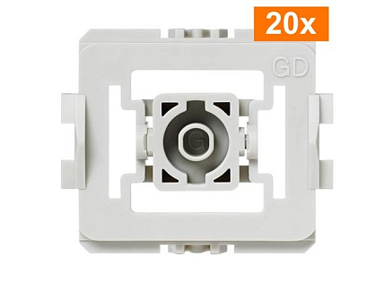 Homematic IP  Adaptér Gira Standard, set 20ks - EQ3-ADA-GS-20