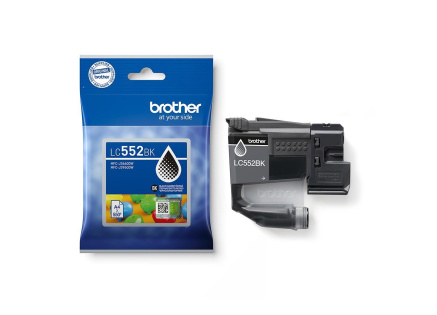 BROTHER INK LC-552BK - black - cca 550stran, pro MFC-J3660 MFC-J3960