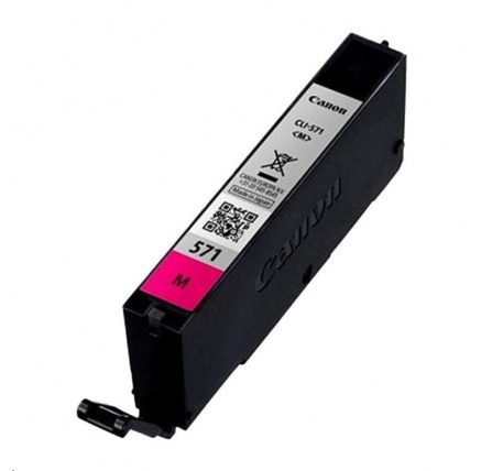 CANON CARTRIDGE CLI-571 M purpurová pro PIXMA MG575x, MG685x, MG775x, TS505x, TS605x, TS805x (297 str.)