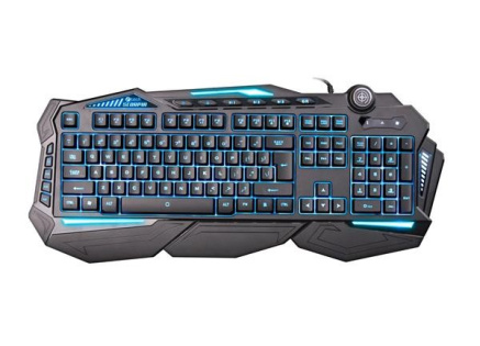C-TECH klávesnice SCORPIA V2 (GKB-119), herní, CZ/SK, 7 barev podsvícení, programovatelná, černá, USB