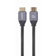 GEMBIRD Kabel HDMI 2.0, 2m, opletený, černý, blister